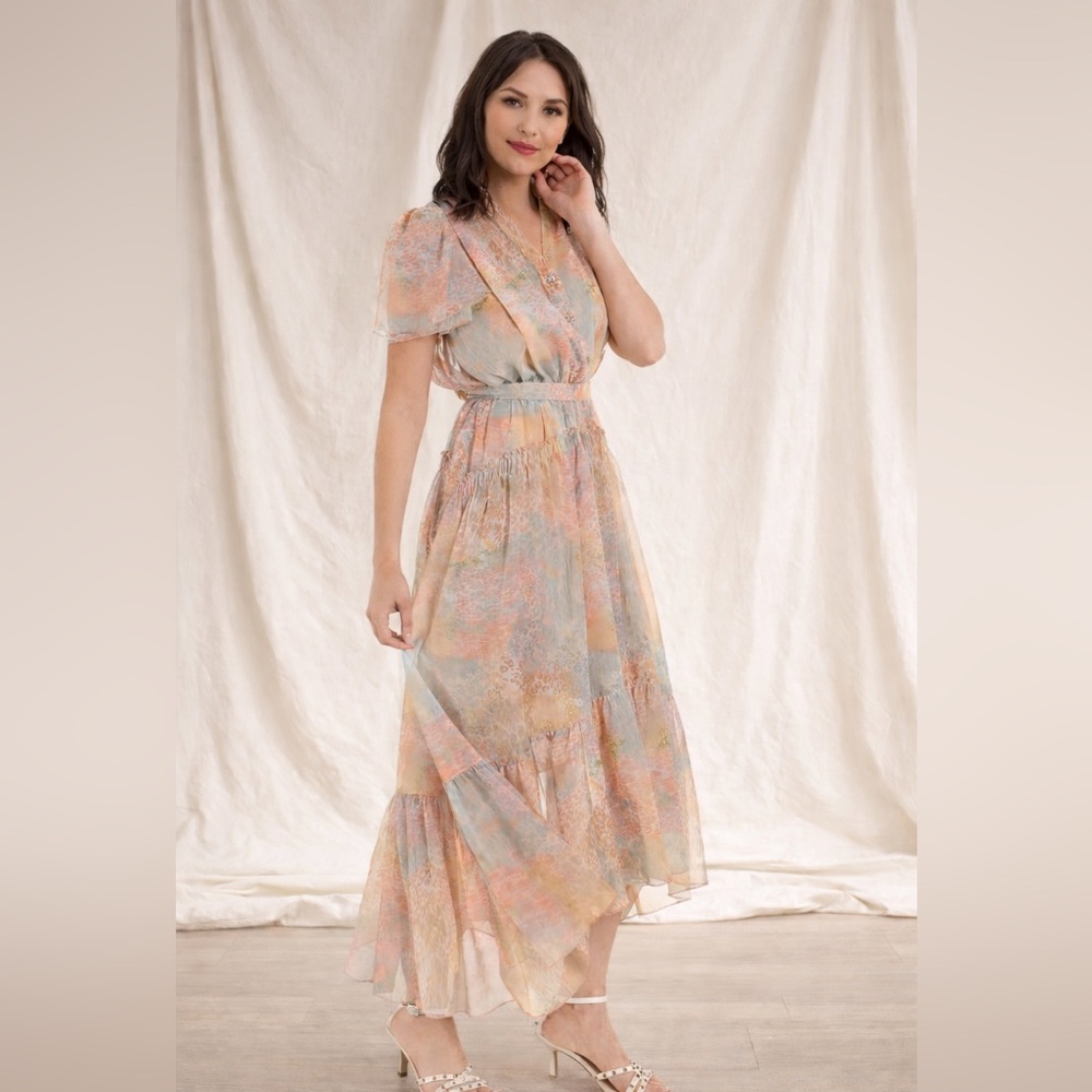 Marciano Pastel Asymmetrical Dress